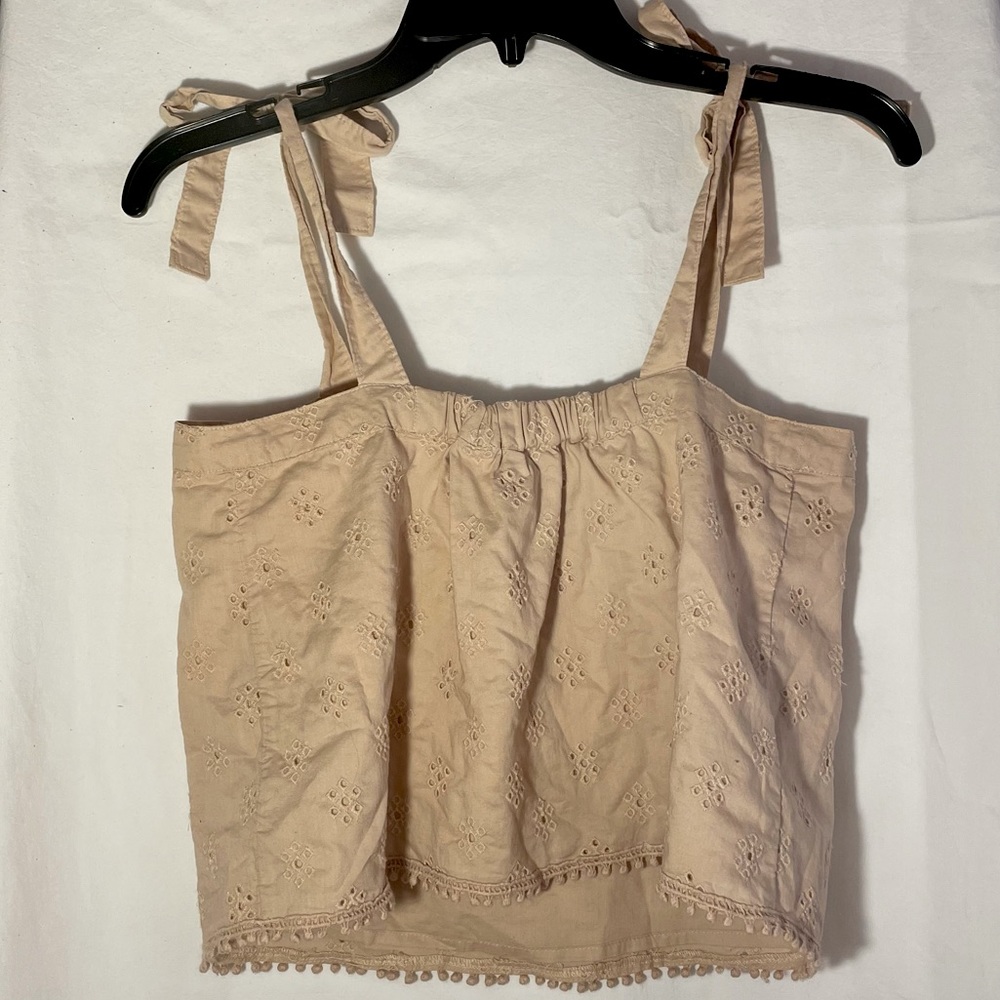 Aeire Tie-Strap Women’s Crop Top - Picture 2 of 3